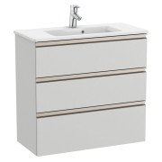 Тумба з раковиною Roca GAP Unik 80,5x38 см ДСП сірий A851499447