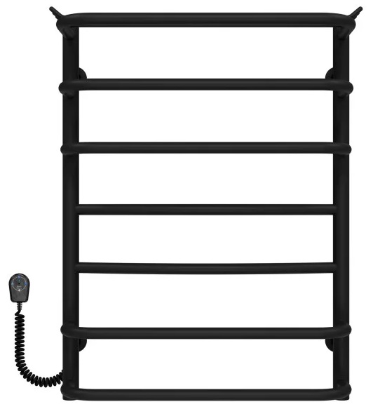  	Електрична сушарка для рушників Deffi Юність П7 400х700 ліве підключення чорний C.YU.70.40.7.E.B.L.5