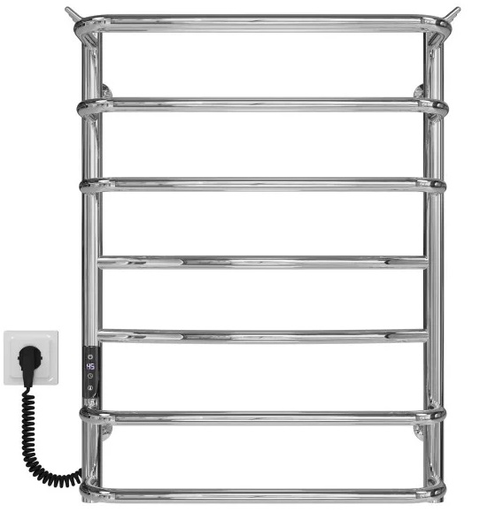 Електрична сушарка для рушників Deffi Юність П7 400х700 ліве підключення JD03 хром C.YU.70.40.7.E.C.L.1