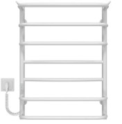 Электрический полотенцесушитель Deffi Юность П7 400х700 левое подключение WD03 белый C.YU.70.40.7.E.W.L.3