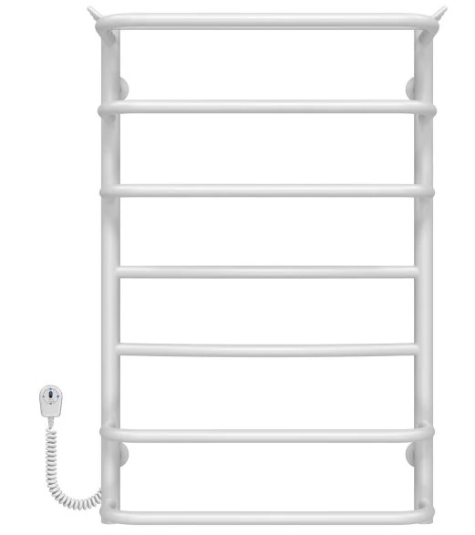 Электрический полотенцесушитель Deffi Юность П7 400х800 левое подключение белый C.YU.80.40.7.E.W.L.5