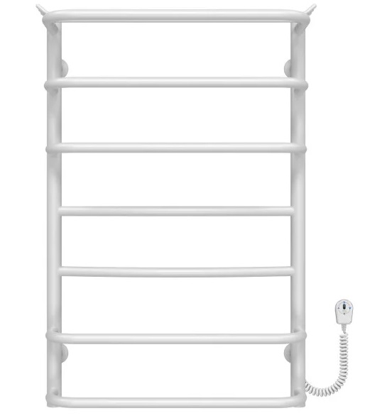 Электрический полотенцесушитель Deffi Юность П7 400х800 правое подключение белый C.YU.80.40.7.E.W.R.5