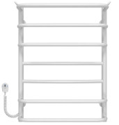 Електричний сушарка для рушників Deffi Юність П7 500х700 ліве підключення білий C.YU.70.50.7.E.W.L.5