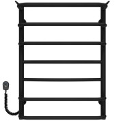 Электрический полотенцесушитель Deffi Юность П7 500х700 левое подключение черный C.YU.70.50.7.E.B.L.5