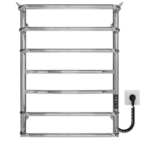 Электрический полотенцесушитель Deffi Юность П7 500х700 правое подключение JD03 хром C.YU.70.50.7.E.C.R.1