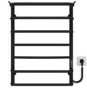 Электрический полотенцесушитель Deffi Юность П7 400х700 правое подключение JD03 черный C.YU.70.40.7.E.B.R.1