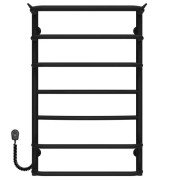 Электрический полотенцесушитель Deffi Юность П7 400х800 левое подключение черный C.YU.80.40.7.E.B.L.5