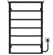 Електрична сушарка для рушників Deffi П7 Юність 400х800 праве підключення JD03 чорний C.YU.80.40.7.E.B.R.1