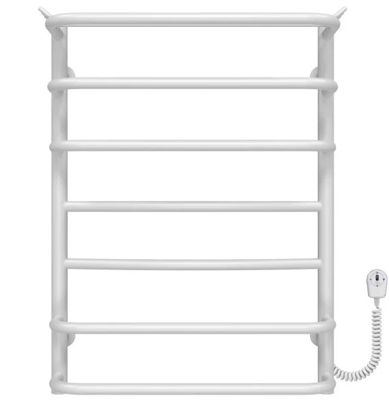 Электрический полотенцесушитель Deffi Юность П7 500х700 правое подключение белый C.YU.70.50.7.E.W.R.5