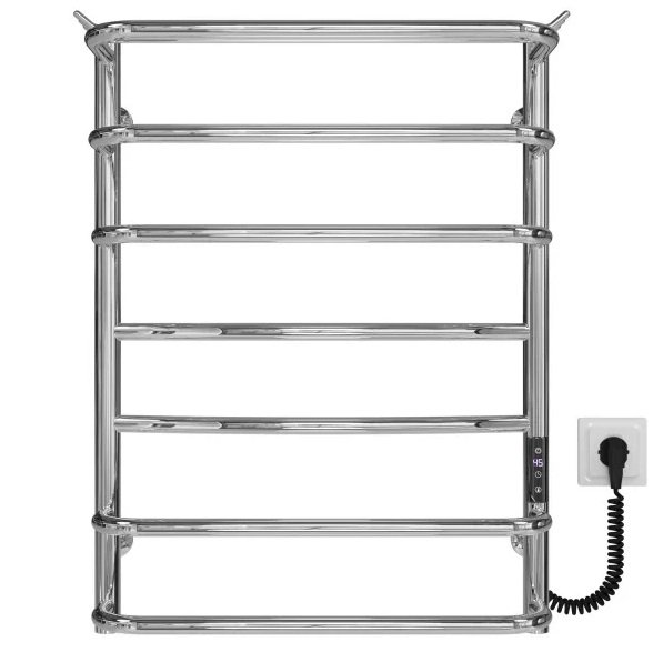 Электрический полотенцесушитель Deffi Юность П7 500х700 правое подключение JD03 хром C.YU.70.50.7.E.C.R.1