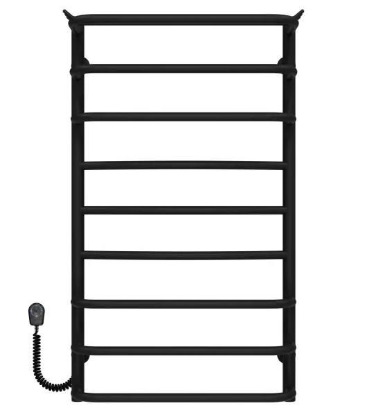 Электрический полотенцесушитель Deffi Юность П9 500х900 левое подключение черный C.YU.90.50.9.E.B.L.5