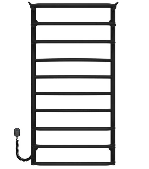 Електрична сушарка для рушників Deffi Юність П10 500х1000 ліве підключення чорний C.YU.100.50.10.E.B.L.5