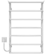 Електрична сушарка для рушників Deffi Юність П7 500х800 ліве підключення WD03 білий C.YU.80.50.7.E.W.L.3