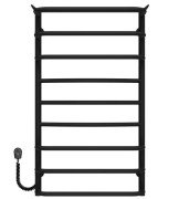 Електричний сушарка для рушників Deffi Юність П9 500х900 ліве підключення чорний C.YU.90.50.9.E.B.L.5