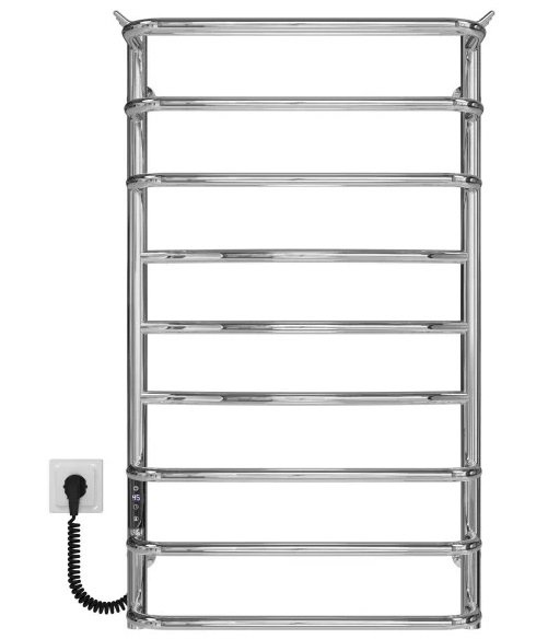 Електрична сушарка для рушників Deffi Юність П9 500х900 ліве підключення JD03 хром C.YU.90.50.9.E.C.L.1