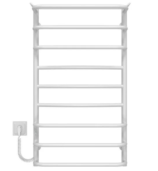 Электрический полотенцесушитель Deffi Юность П9 500х900 левое подключение WD03 белый C.YU.90.50.9.E.W.L.3