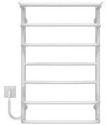 Электрический полотенцесушитель Deffi Юность П7 500х800 левое подключение WD03 белый C.YU.80.50.7.E.W.L.3