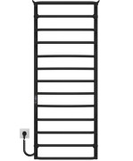 Електрична сушарка для рушників Deffi Юність П13 500х1300 ліве підключення JD03 чорний C.YU.130.50.13.E.B.L.1