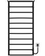 Электрический полотенцесушитель Deffi Юность П11 500х1100 правое подключение JD03 черный C.YU.110.50.11.E.B.R.1