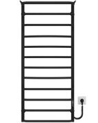 Электрический полотенцесушитель Deffi Юность П12 500х1200 правое подключение JD03 черный C.YU.120.50.12.E.B.R.1