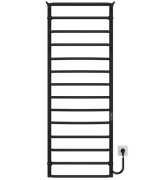 Електрична сушарка для рушників Deffi Юність П14 500х1400 праве підключення JD03 чорний C.YU.140.50.14.E.B.R.1