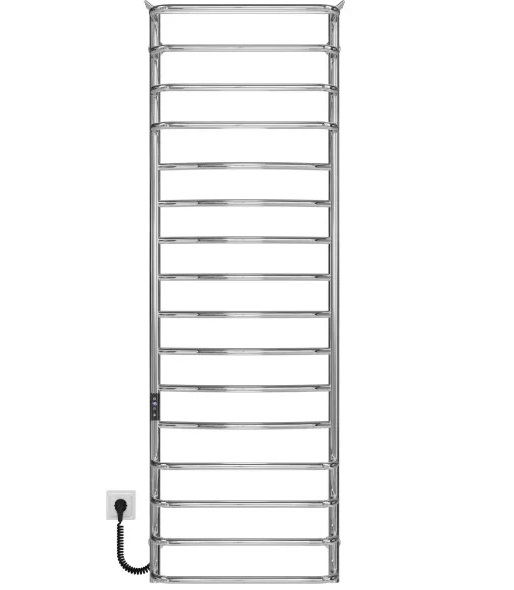 Електрична сушарка для рушників Deffi Юність П16 500х1600 ліве підключення JD03 хром C.YU.160.50.16.E.C.L.1