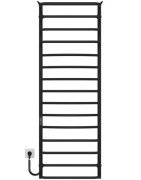 Електрична сушарка для рушників Deffi Юність П15 500х1500 ліве підключення JD03 чорний C.YU.150.50.15.E.B.L.1