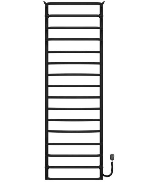 Електричне сушіння для рушників Deffi Юність П16 500х1600 праве підключення чорний C.YU.160.50.16.E.B.R.5