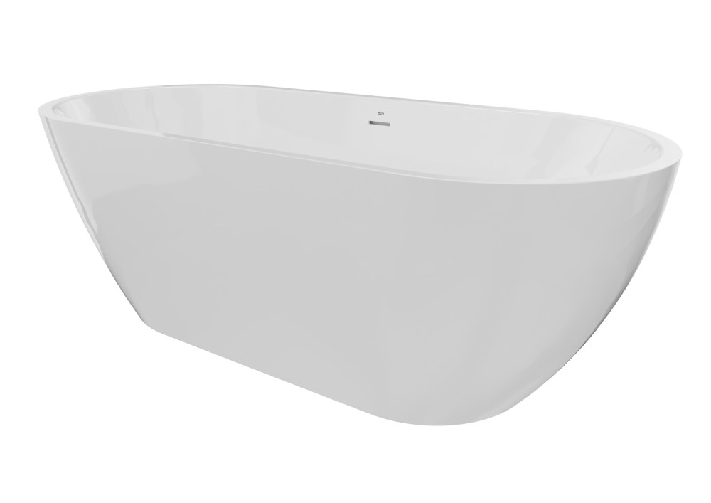 Ванна акриловая Roca Noya 165х75 см отдельностоящая белый глянец A248687000
