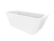 Ванна акрилова Roca Sal 165х75 см пристінна білий глянець A248688000