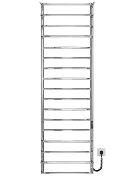 Електрична сушарка для рушників Deffi Юність П17 500х1700 праве підключення JD03 хром C.YU.170.50.17.E.C.R.1