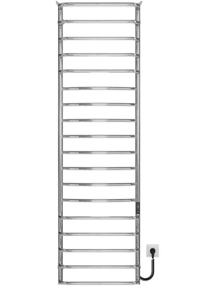 Електрична сушарка для рушників Deffi Юність П18 500х1800 праве підключення JD03 хром C.YU.180.50.18.E.C.R.1