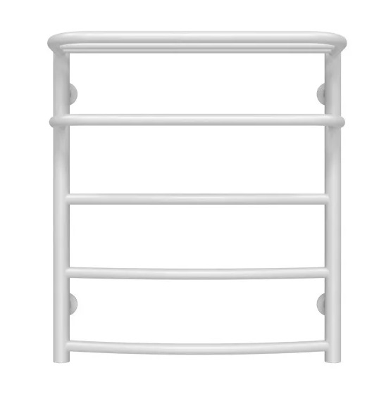 Полотенцесушитель водяной Deffi Отель П5 400х600 боковое левое подключение белый C.OD.60.40.5.W.B