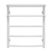 Полотенцесушитель водяной Deffi Отель П5 400х600 боковое правое подключение белый C.OD.60.40.5.W.C