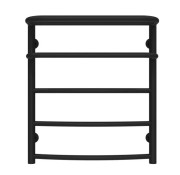 Полотенцесушитель водяной Deffi Отель П5 400х600 боковое правое подключение черный C.OD.60.40.5.B.C