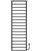 Електрична сушарка для рушників Deffi Юність П17 500х1700 праве підключення JD03 чорний C.YU.170.50.17.E.B.R.1