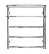 Полотенцесушитель водяной Deffi Отель П5 400х600 нижнее подключение хром C.OD.60.40.5.C.A