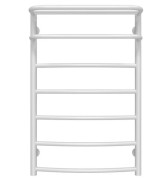 Сушка для рушників водяна Deffi Готель П7 500х800 нижнє підключення білий C.OD.80.50.7.W.A