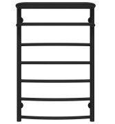 Полотенцесушитель водяний Deffi Готель П7 500х800 нижнє підключення чорний C.OD.80.50.7.B.A