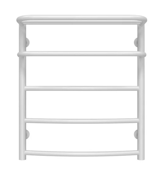 Полотенцесушитель водяной Deffi Отель П5 500х600 боковое левое подключение белый C.OD.60.50.5.W.B