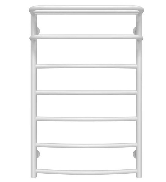 Полотенцесушитель водяной Deffi Отель П7 500х800 нижнее подключение белый C.OD.80.50.7.W.A