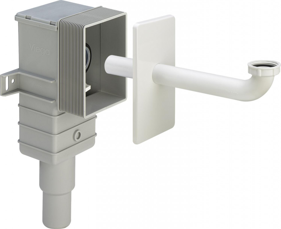 Сифон для консольної раковини Viega 1 пластик білий 553760