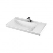 Раковина для ванної Sanwerk Quattro 80х45 см порцеляна біла UV0000130