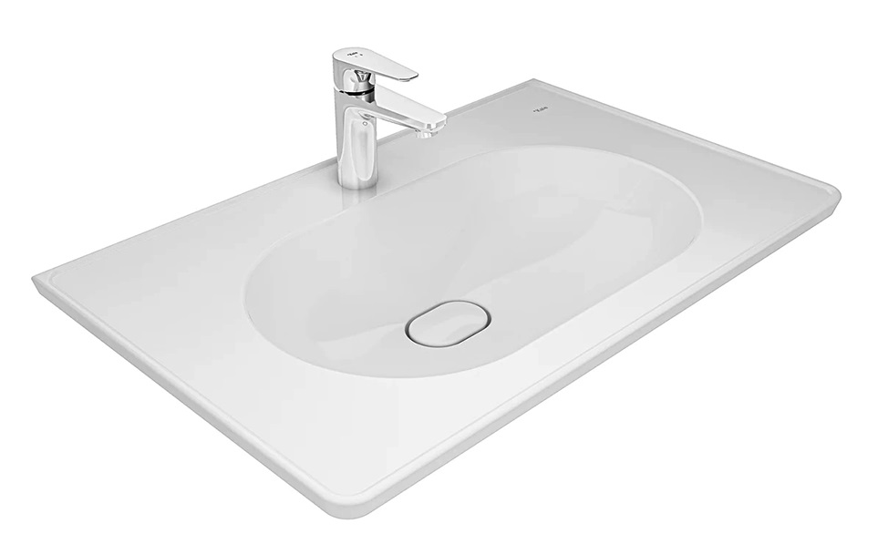 Раковина для ванної Sanwerk Zero 2.0 80х50 см кераміка білий  UV0000162