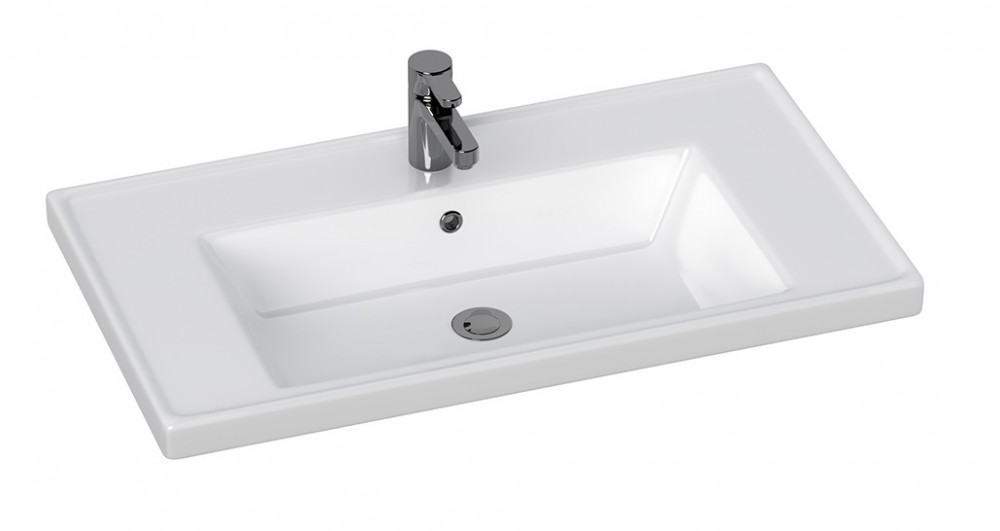 Раковина для ванной Sanwerk New Line 80х45 см керамика белый UV0000152