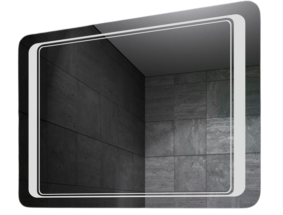 Дзеркало для ванної кімнати Sanwerk Лайт Дует 80x65 см з LED-підсвічуванням ZT0000100