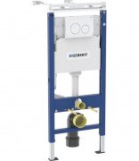 Система инсталляции Geberit Duofix с клавишей смыва Delta20 альпийский белый 458.122.11.2