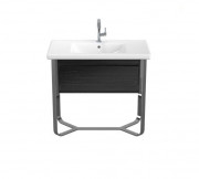 Тумба під раковину Villeroy & Boch Antheus 92,7х50 см сталь/дерево чорний ясен B06510PW