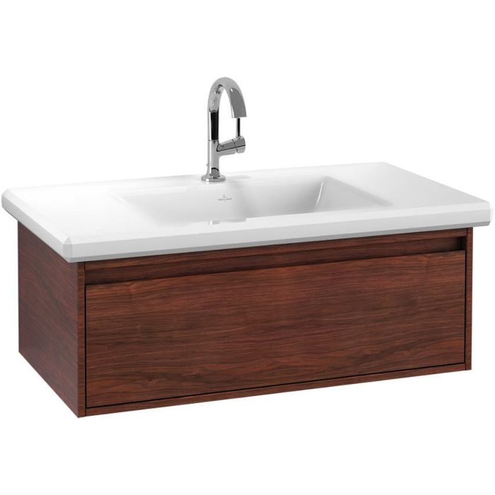 Тумба під раковину Villeroy&Boch Antheus 92,5х50 см дерево американський горіх B06610PV