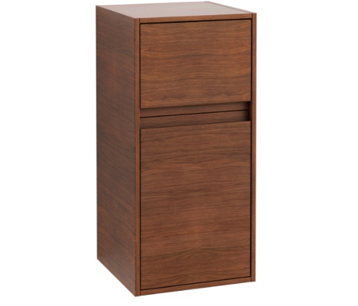 Шкафчик для ванной Villeroy & Boch Antheus 40х40 см петли слева МДФ американский орех B06700PV